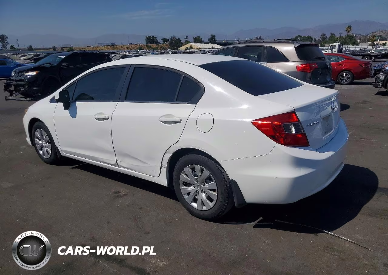 2012 Honda Civic Lx VIN:2HGFB2F55CH575781 - 2