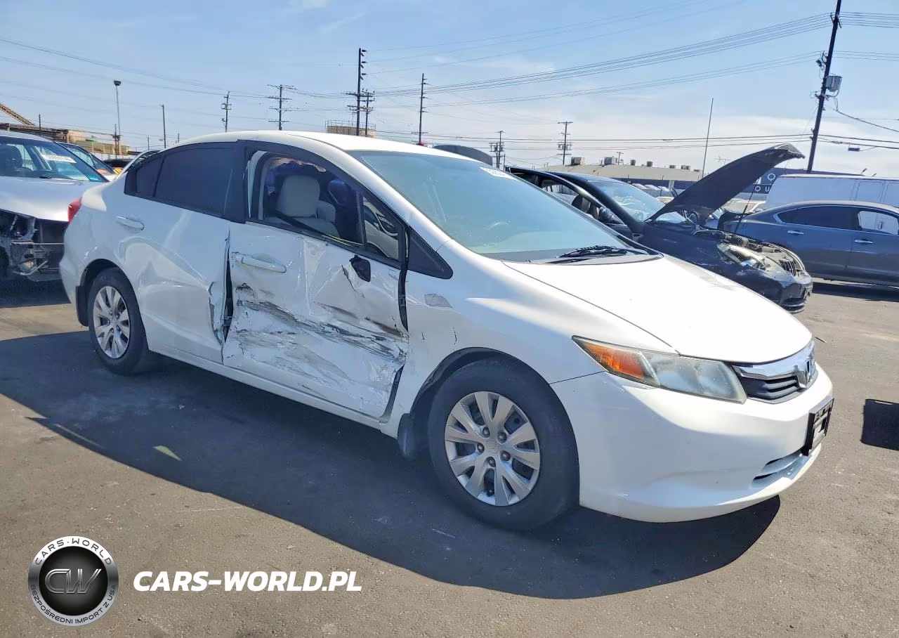 2012 Honda Civic Lx VIN:2HGFB2F55CH575781 - 4