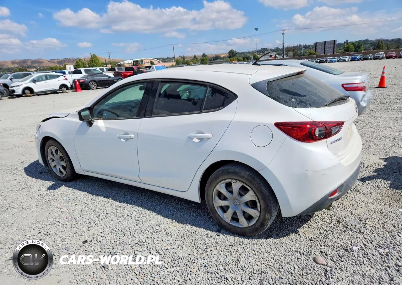 2015 Mazd Mazda3 Hatchback VIN:3MZBM1K76FM164501 - 2