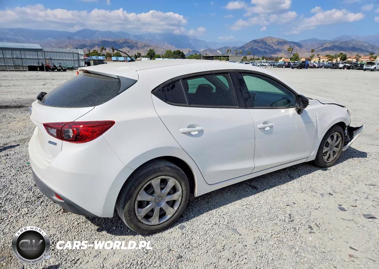 2015 Mazd Mazda3 Hatchback VIN:3MZBM1K76FM164501 - 3