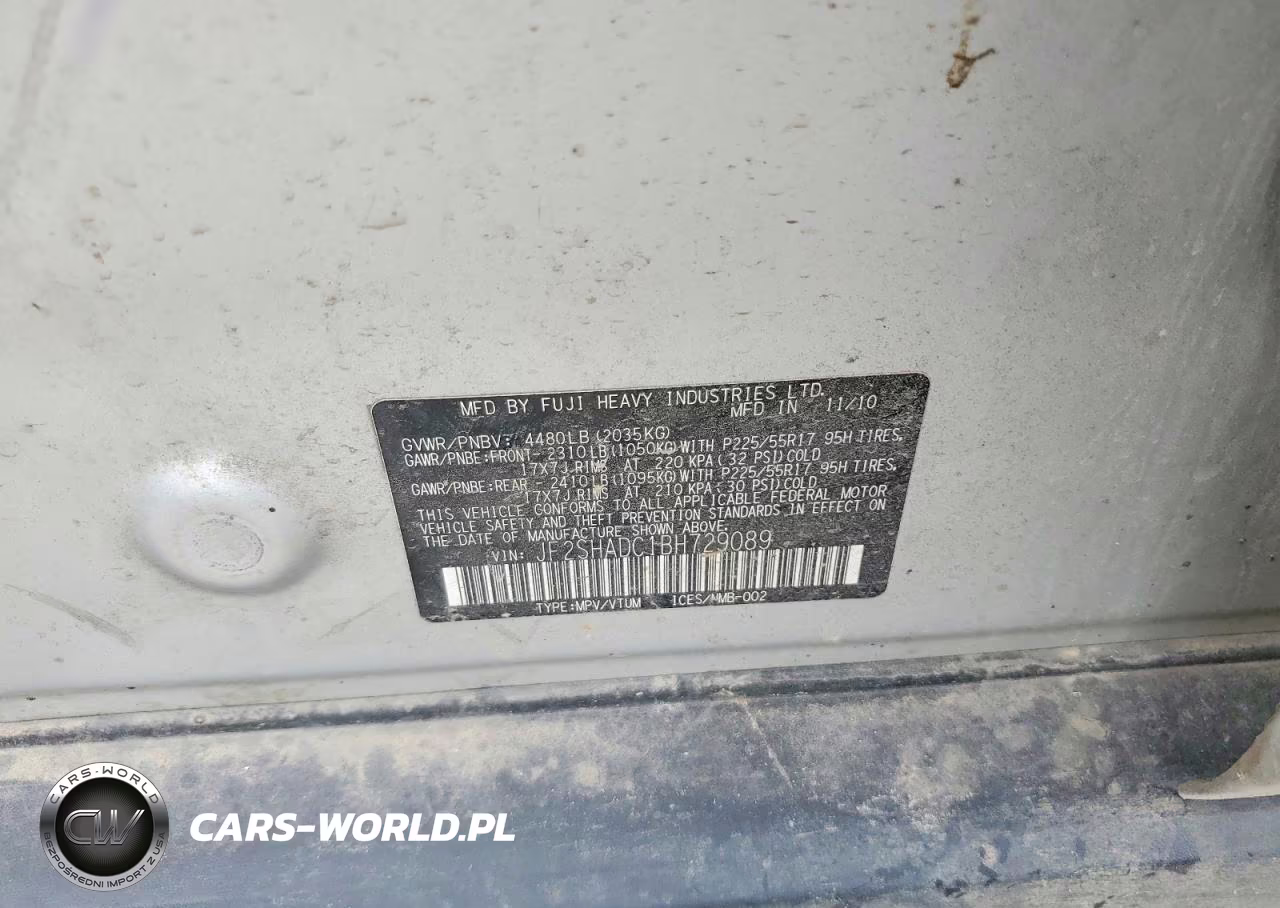 2011 Subaru Forester 2.5X Premium VIN:JF2SHADC1BH729089 - 13