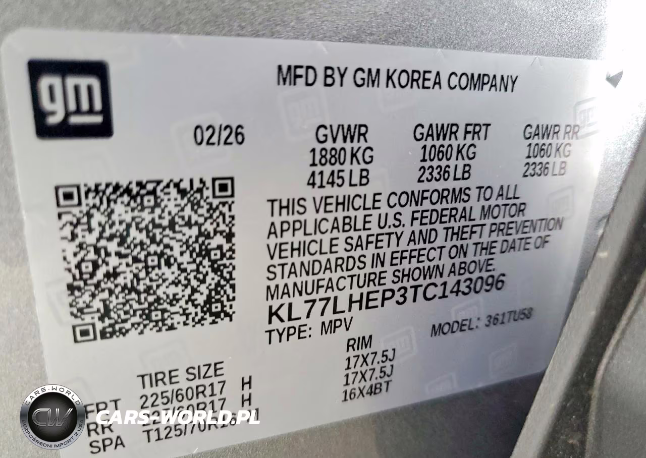 2026 Chevrolet Trax 1Lt VIN:KL77LHEP3TC143096 - 12