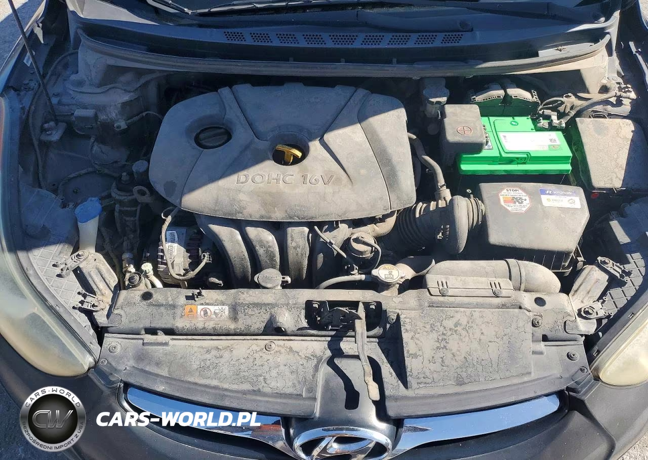 2013 Hyundai Elantra Gls VIN:KMHDH4AE0DU851947 - 11