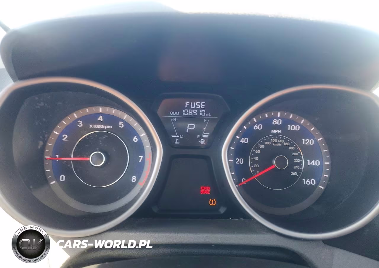 2013 Hyundai Elantra Gls VIN:KMHDH4AE0DU851947 - 9