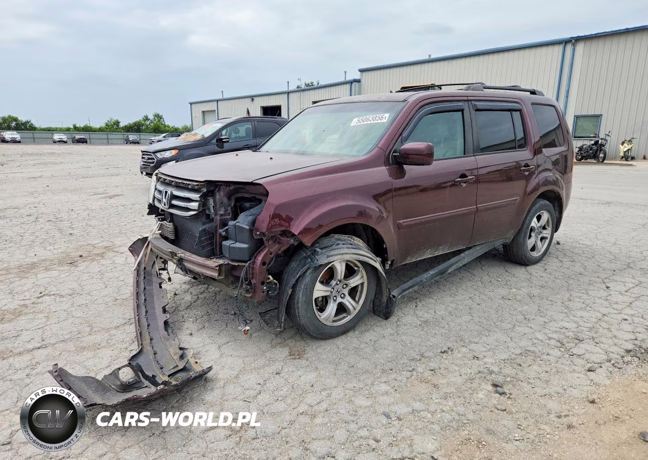 2013 Honda Pilot Exl VIN:5FNYF4H53DB038130 - 1