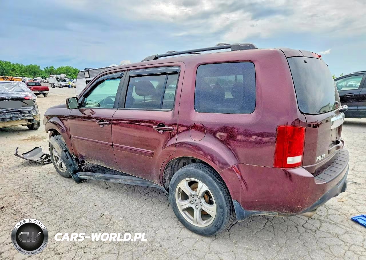 2013 Honda Pilot Exl VIN:5FNYF4H53DB038130 - 2