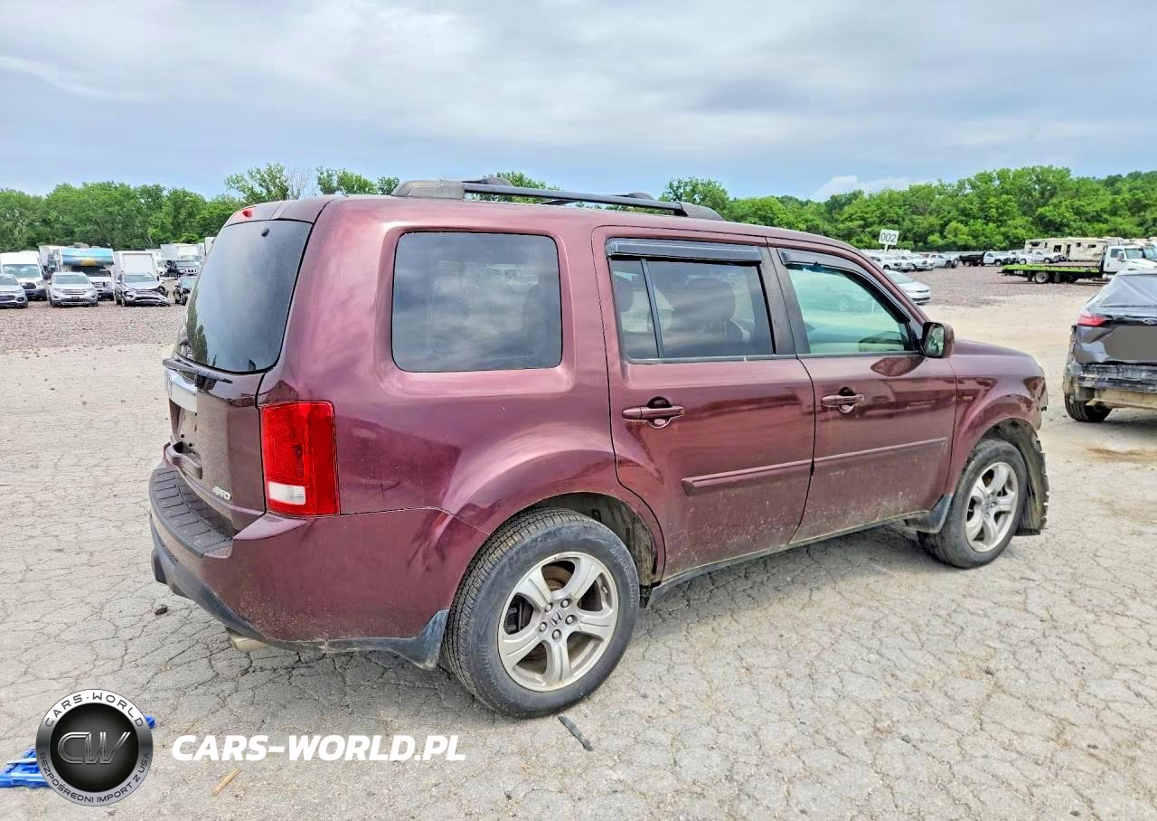 2013 Honda Pilot Exl VIN:5FNYF4H53DB038130 - 3