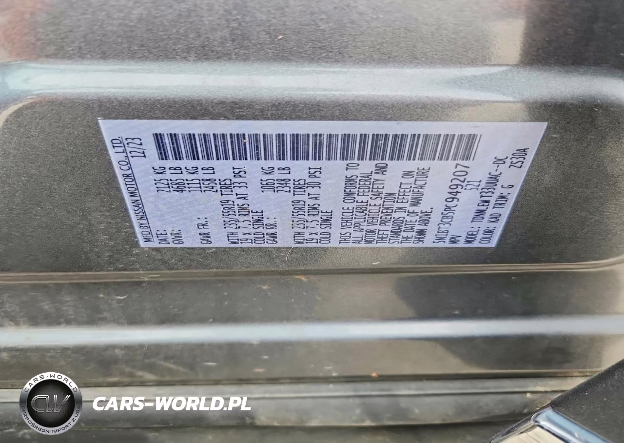 2023 Nissan Rogue Sl VIN:5N1BT3CB5PC949207 - 13