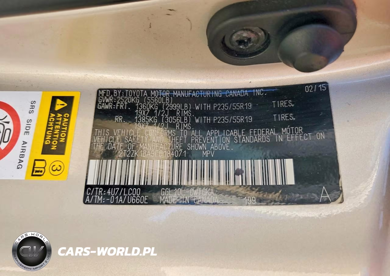2015 Lexus Rx 350 VIN:2T2ZK1BA9FC184071 - 13