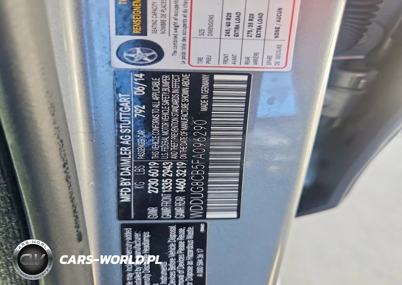 2015 Mercedes-Benz S 550 VIN:WDDUG8CB5FA096290 - 12