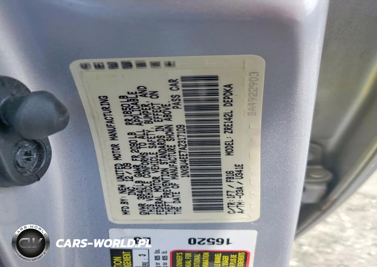 2010 Toyota Corolla Base VIN:1NXBU4EE7AZ317109 - 13