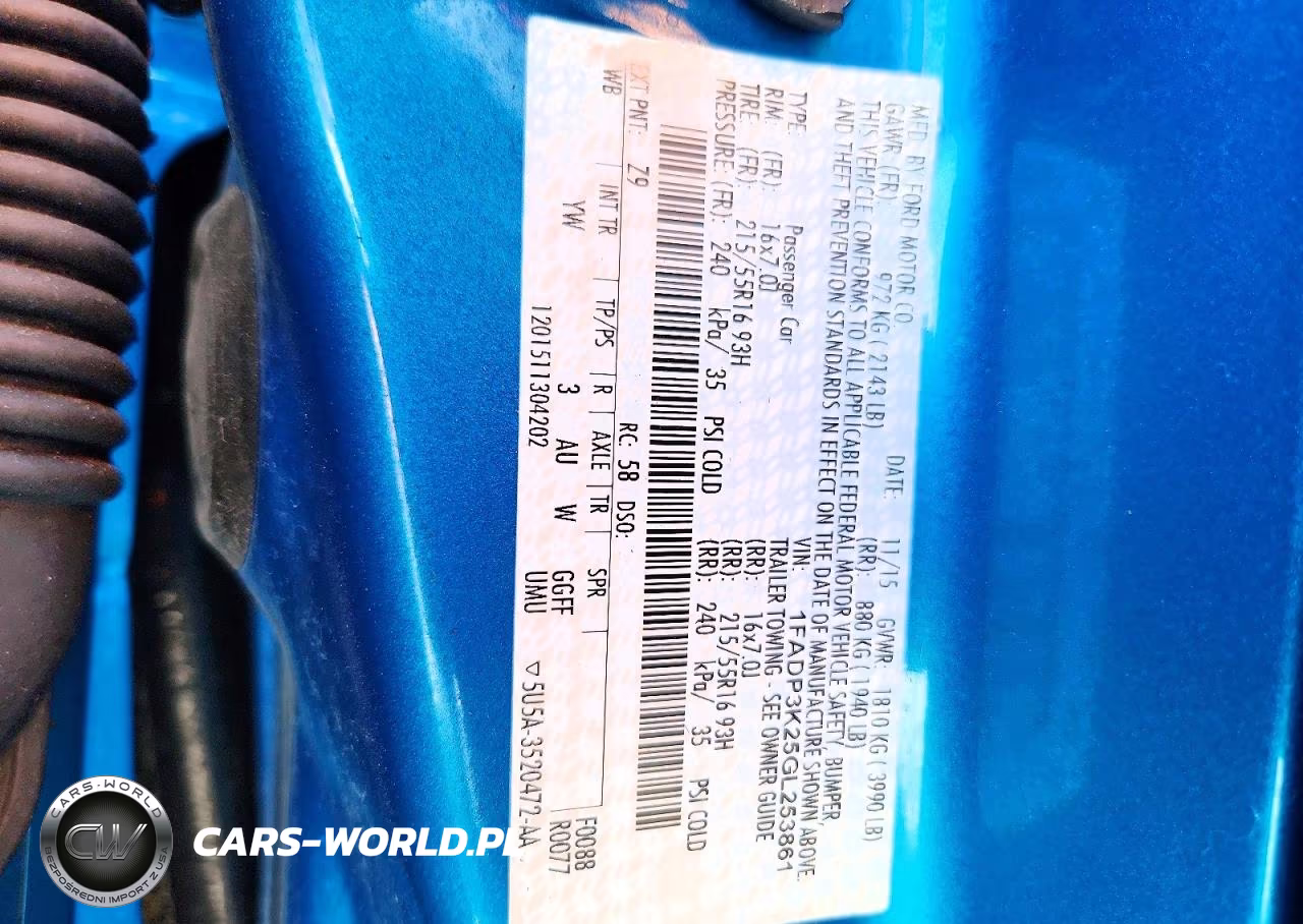 2016 Ford Focus Se VIN:1FADP3K25GL253861 - 13