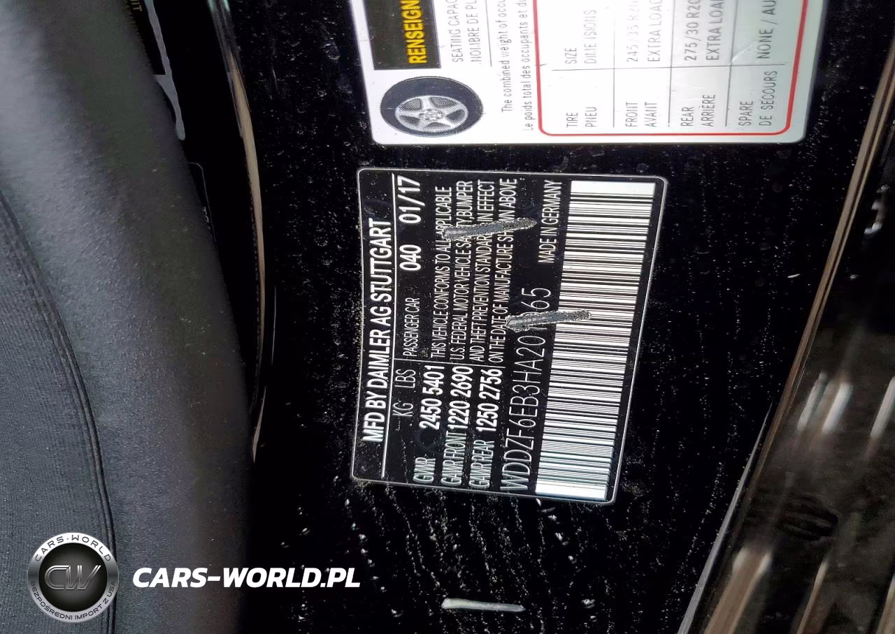 2017 Mercedes-Benz E 43 4Matic Amg VIN:WDDZF6EB3HA201065 - 12