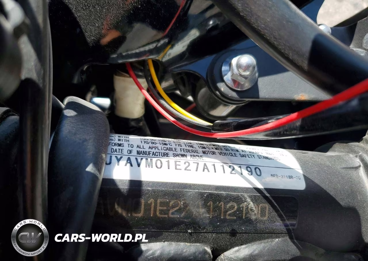 2007 Yamaha Xvs650 VIN:JYAVM01E27A112190 - 9