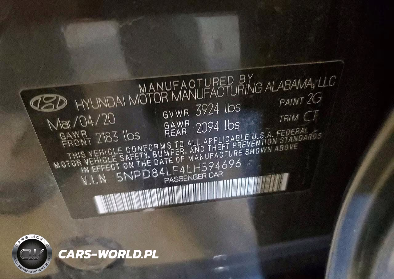 2020 Hyundai Elantra Limited VIN:5NPD84LF4LH594696 - 12