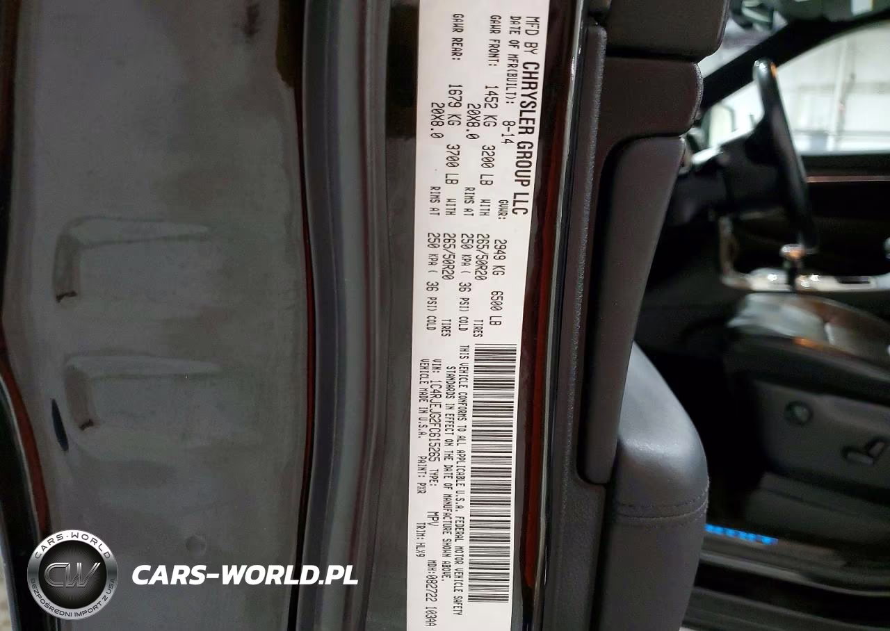2015 Jeep Grand Cherokee Summit VIN:1C4RJEJG2FC615265 - 13