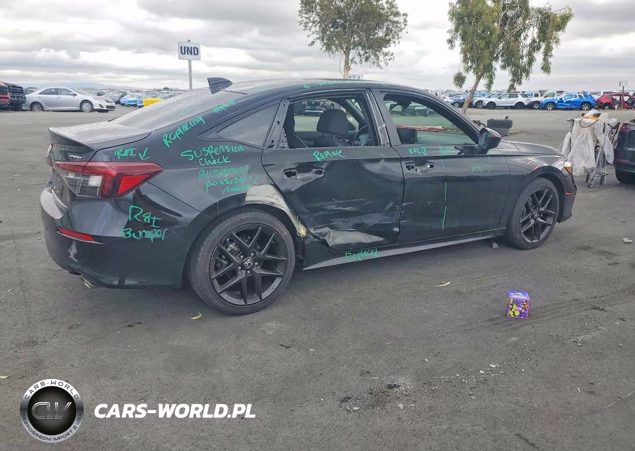 2025 Honda Civic Sport VIN:2HGFE2F52SH574447 - 3
