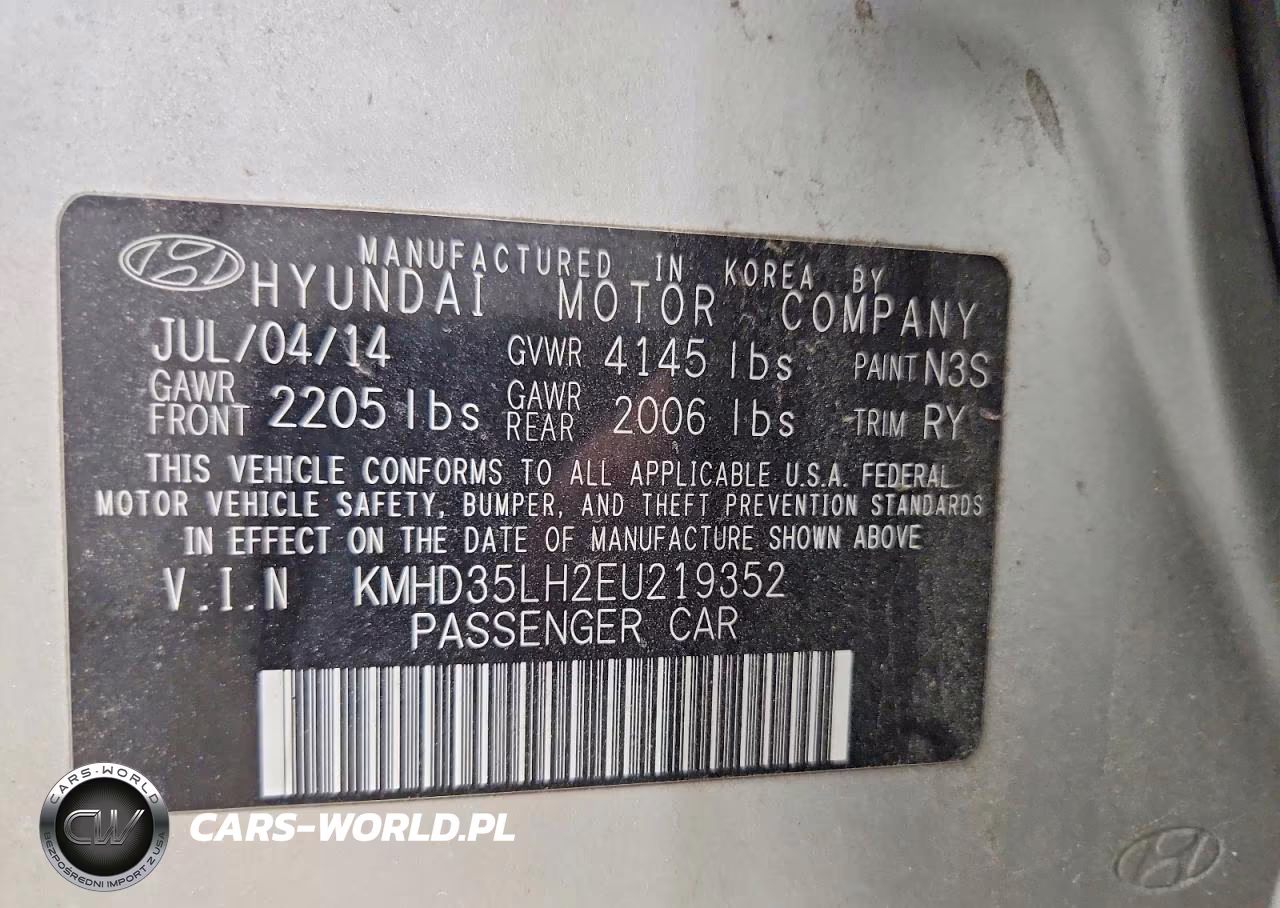 2014 Hyundai Elantra Gt Base VIN:KMHD35LH2EU219352 - 12
