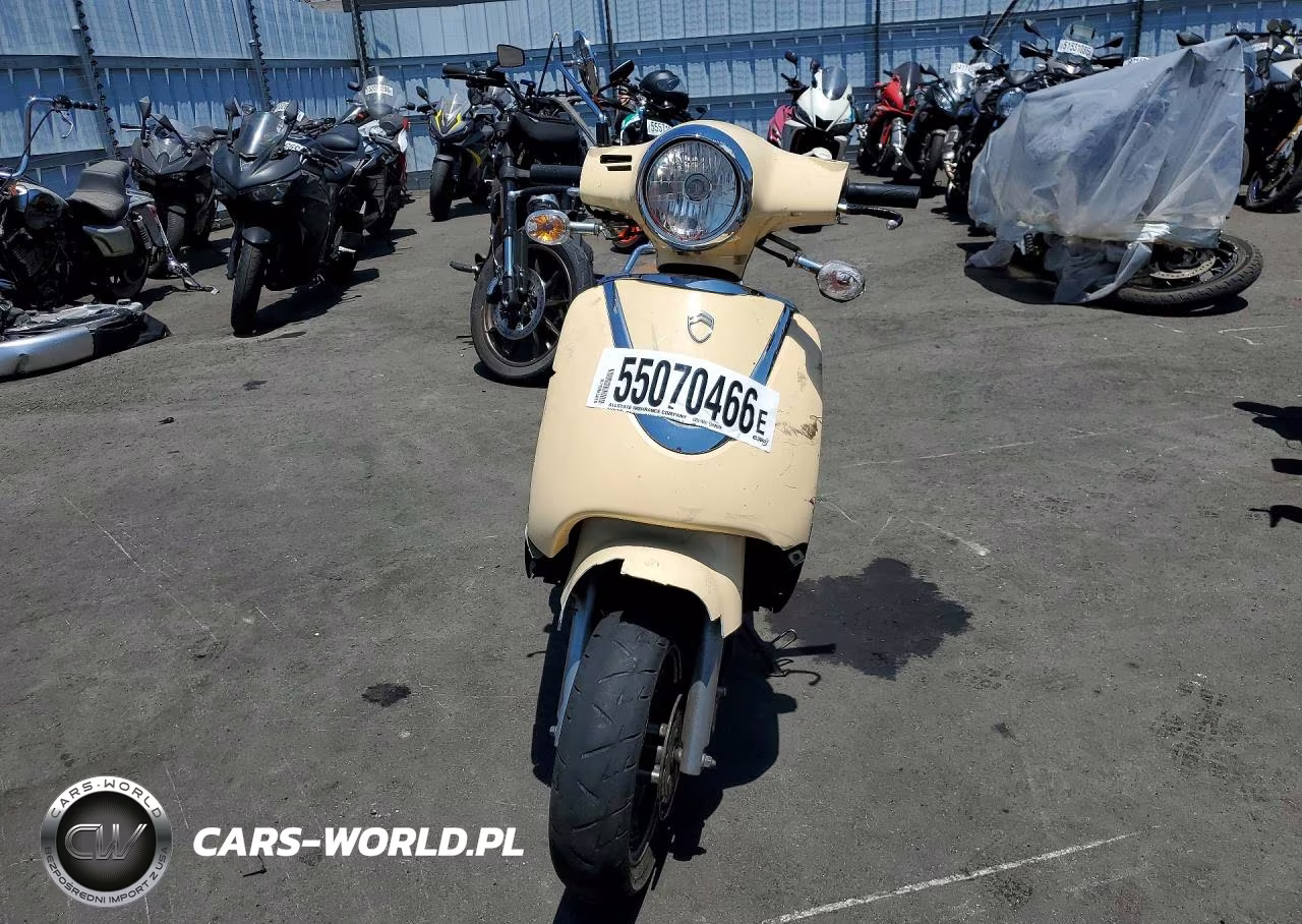 2014 Sym Fiddle Ii 125 VIN:RFGBS1HE3EXAW1415 - 2