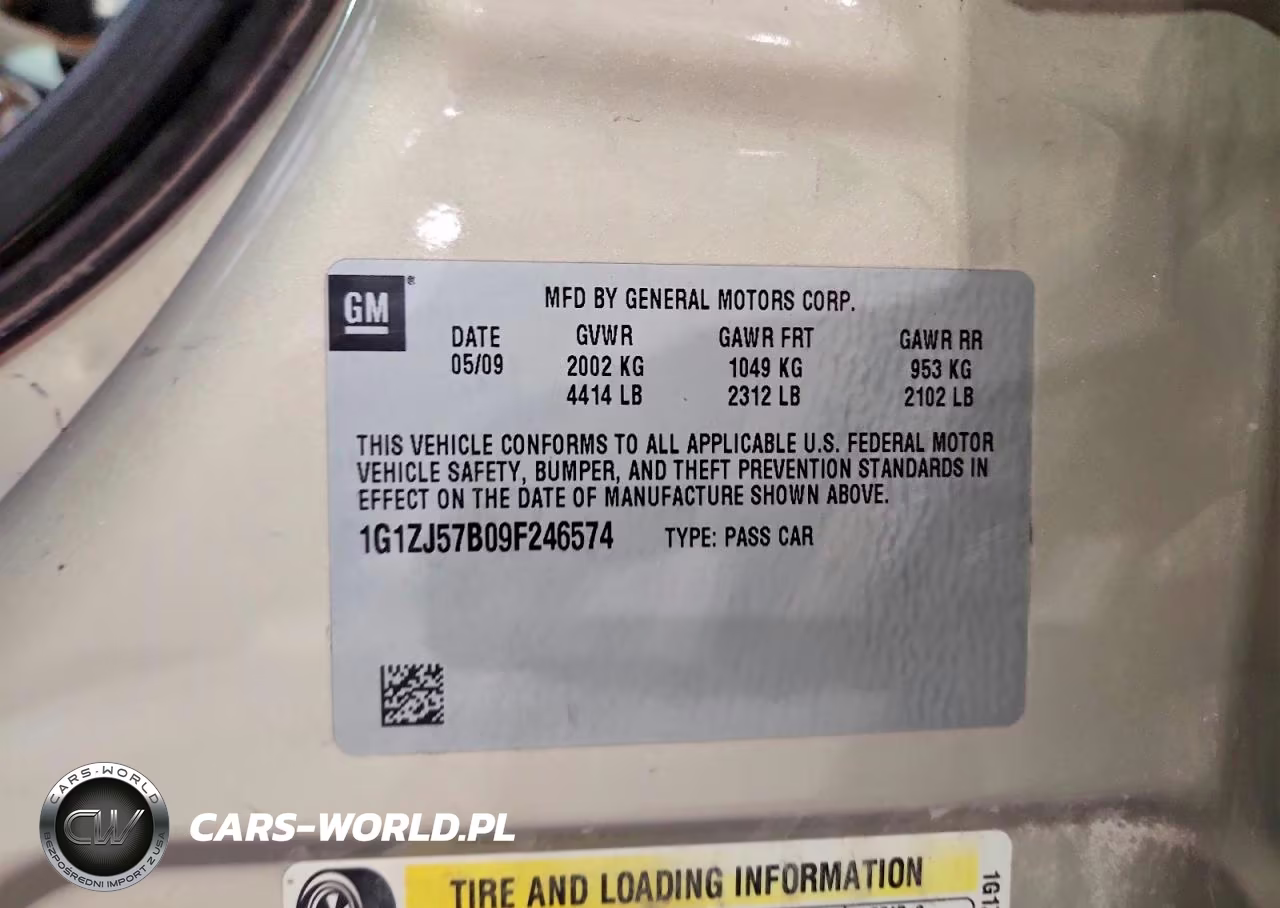 2009 Chevrolet Malibu 2Lt VIN:1G1ZJ57B09F246574 - 12