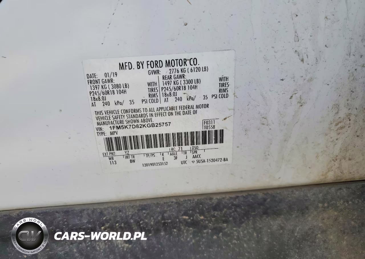 2019 Ford Explorer Xlt VIN:1FM5K7D82KGB25757 - 13