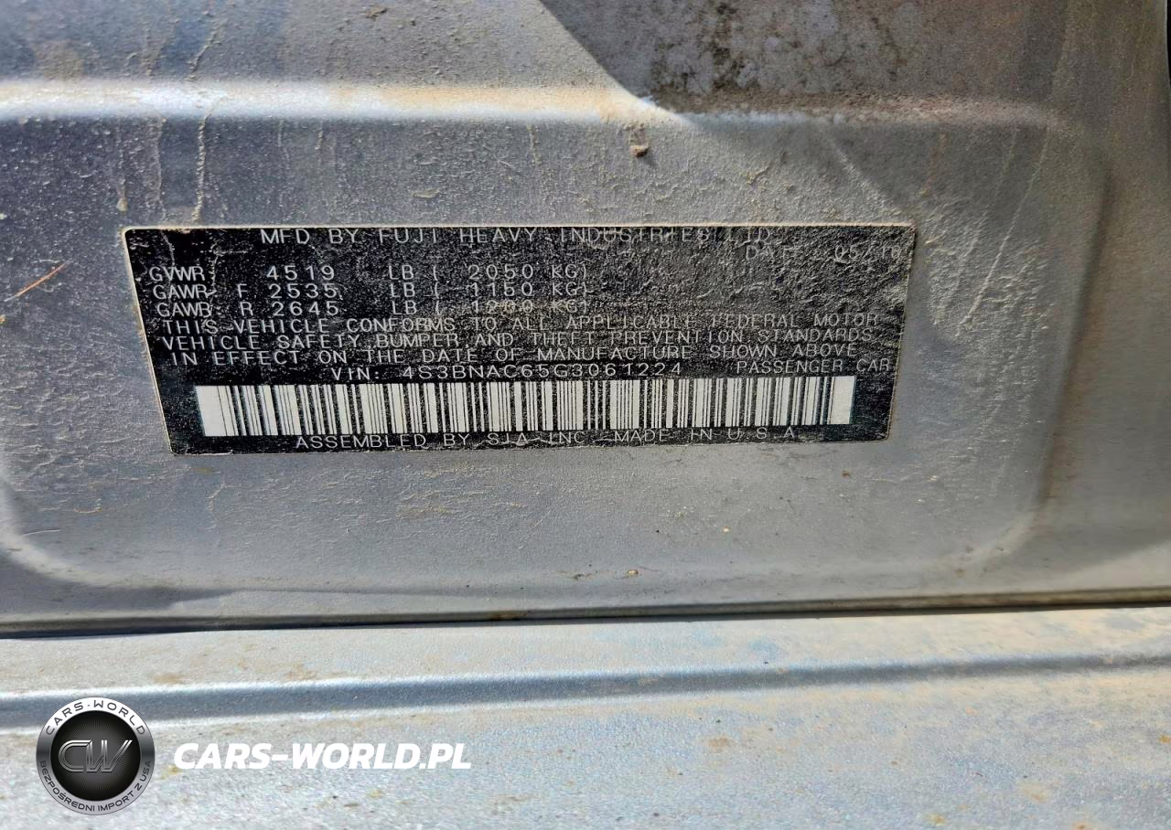 2016 Subaru Legacy 2.5I Premium VIN:4S3BNAC65G3061224 - 13
