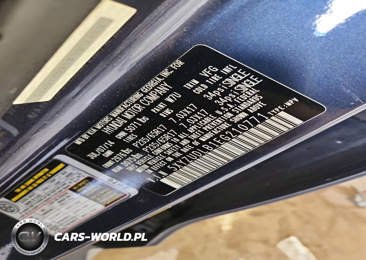 2014 Hyundai Santa Fe Sport 2.4L VIN:5XYZUDLB1EG210771 - 13