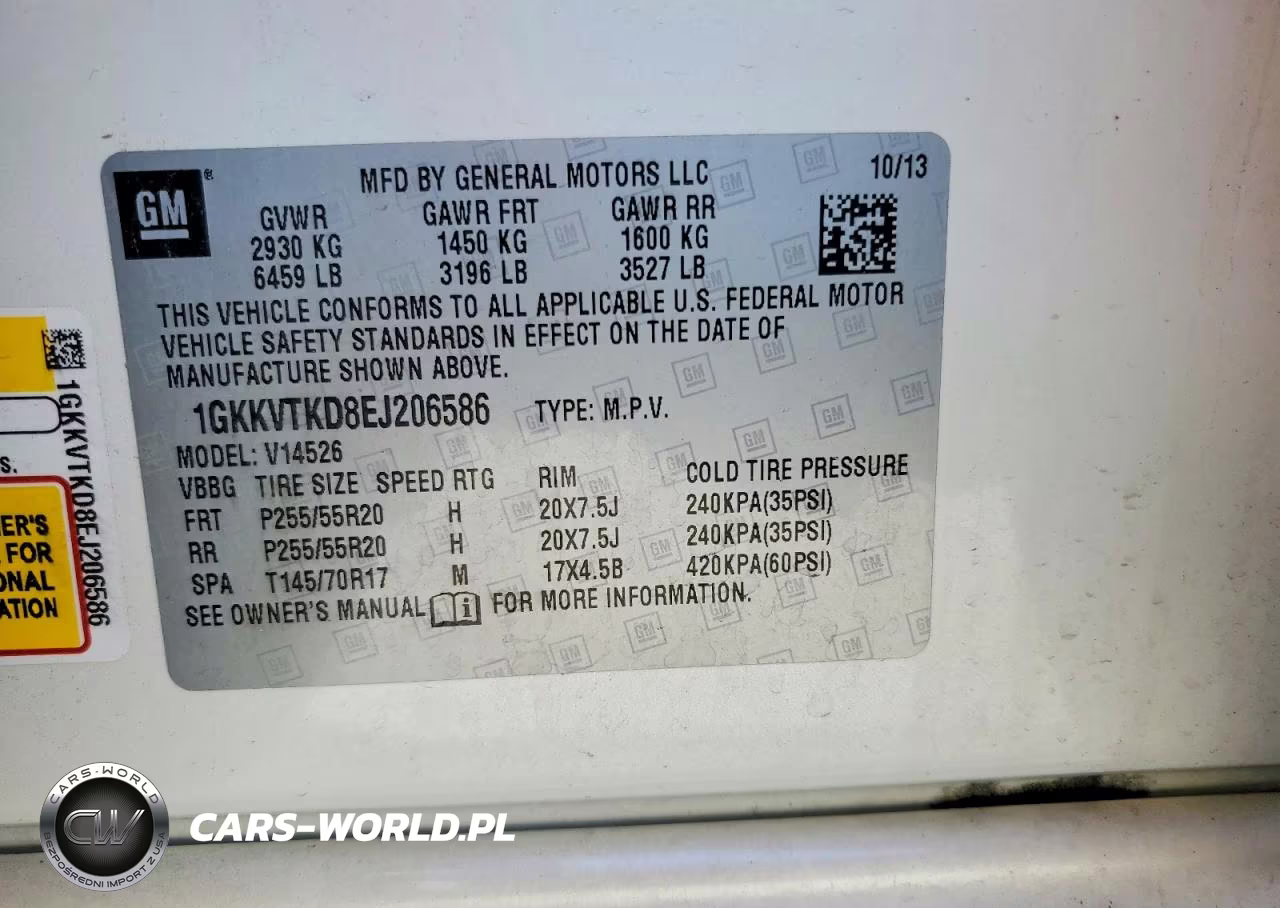 2014 GMC Acadia Denali VIN:1GKKVTKD8EJ206586 - 13