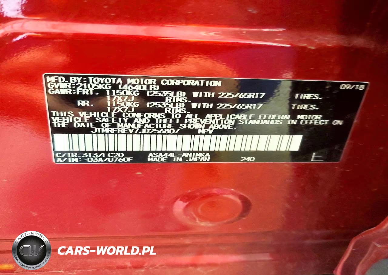 2018 Toyota Rav4 Xle VIN:JTMRFREV7JD256807 - 12