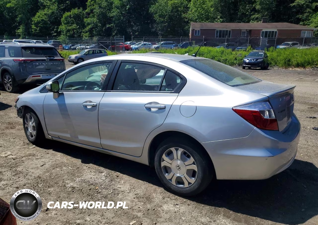 2012 Honda Civic VIN:JHMFB4F33CS002300 - 2