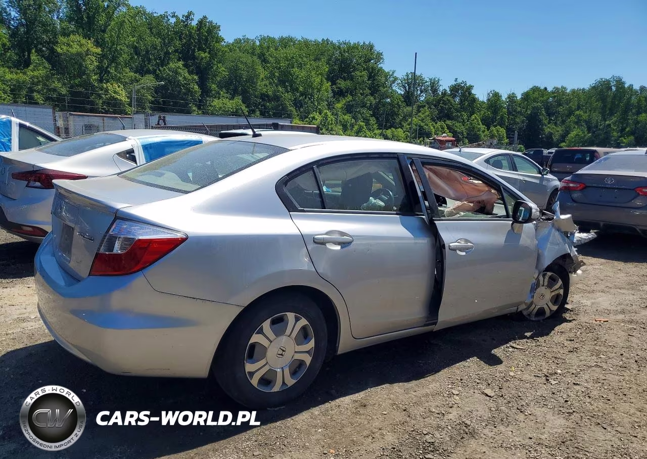 2012 Honda Civic VIN:JHMFB4F33CS002300 - 3