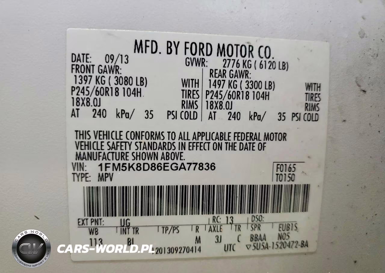 2014 Ford Explorer Xlt VIN:1FM5K8D86EGA77836 - 13