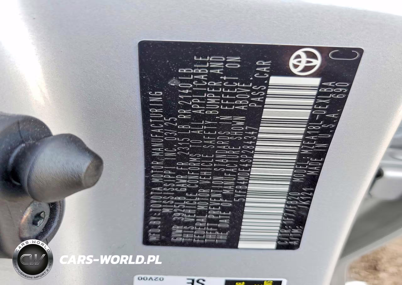 2025 Toyota Corolla Le VIN:5YFB4MDE4SP284347 - 12