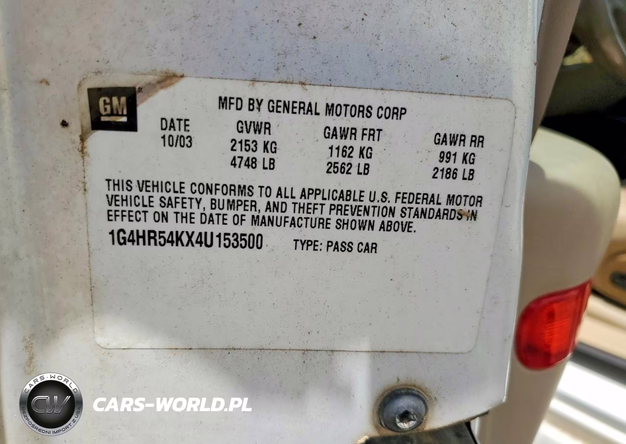 2004 Buick Lesabre Limited VIN:1G4HR54KX4U153500 - 13