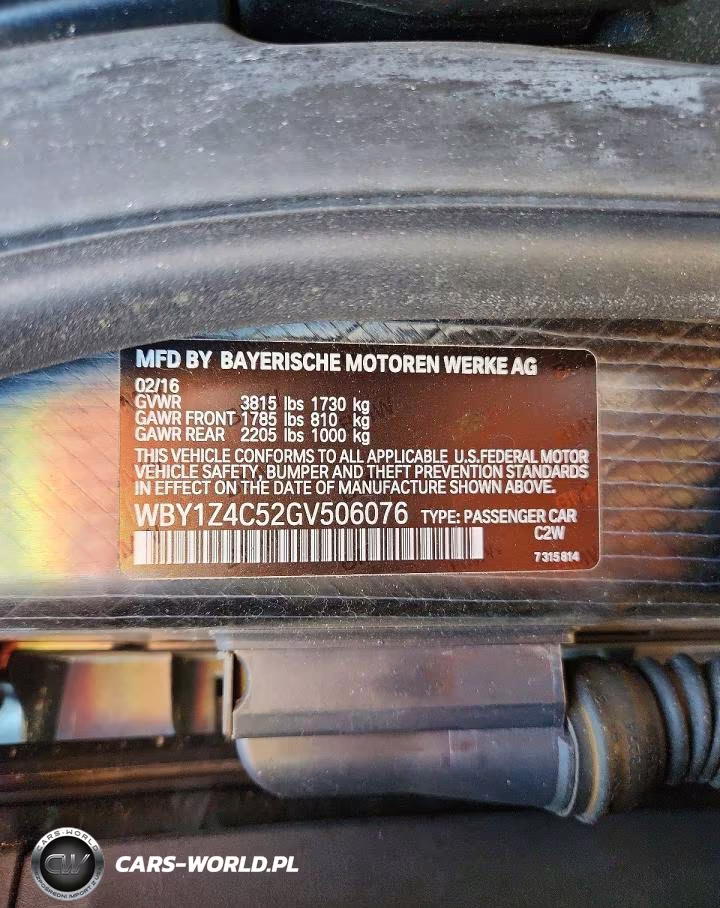 2016 BMW I3 Rex VIN:WBY1Z4C52GV506076 - 12