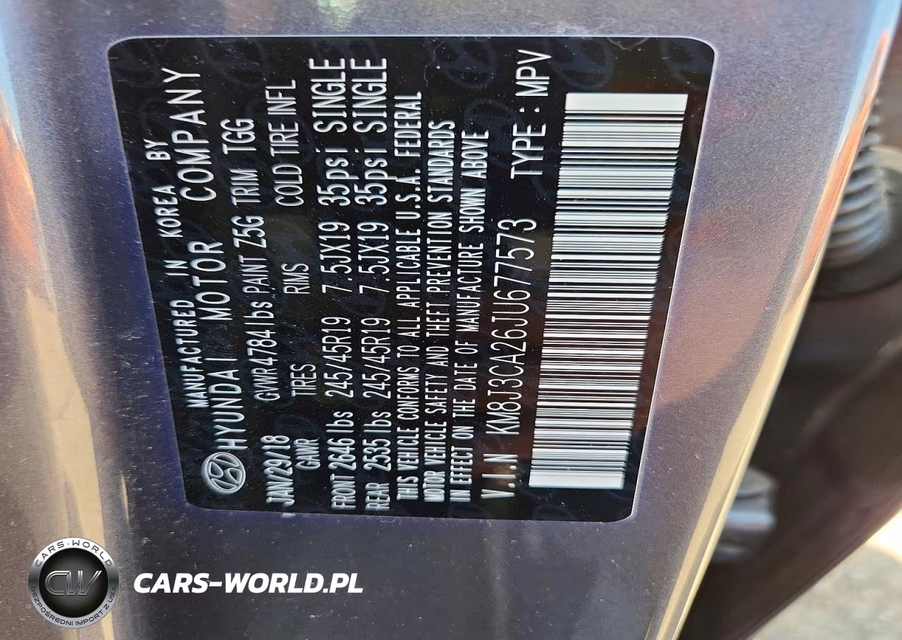 2018 Hyundai Tucson Value VIN:KM8J3CA26JU677573 - 12