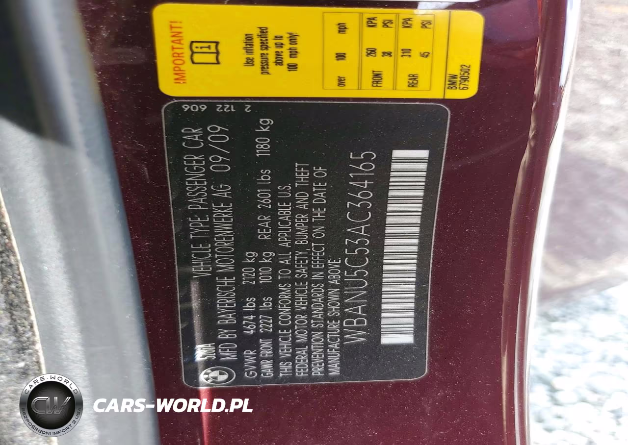 2010 BMW 528 I VIN:WBANU5C53AC364165 - 12