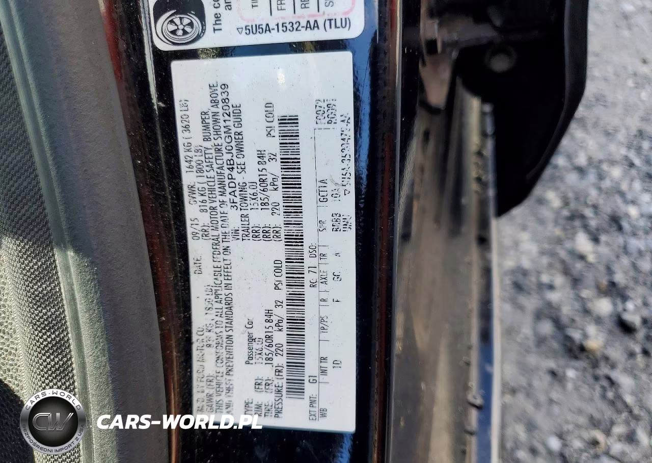 2016 Ford Fiesta Se VIN:3FADP4BJ0GM120839 - 12