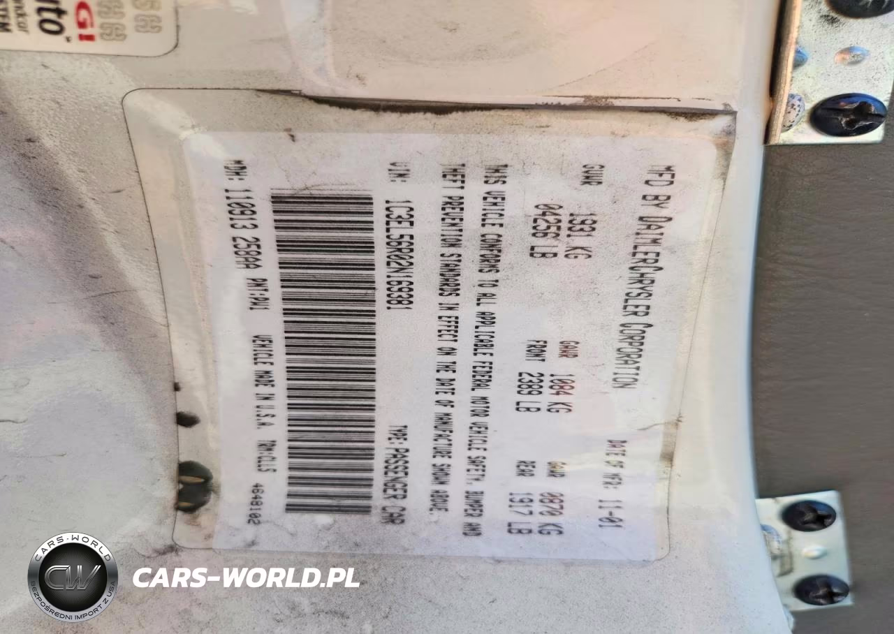 2002 Chrysler Sebring Lxi VIN:1C3EL56R02N169381 - 12