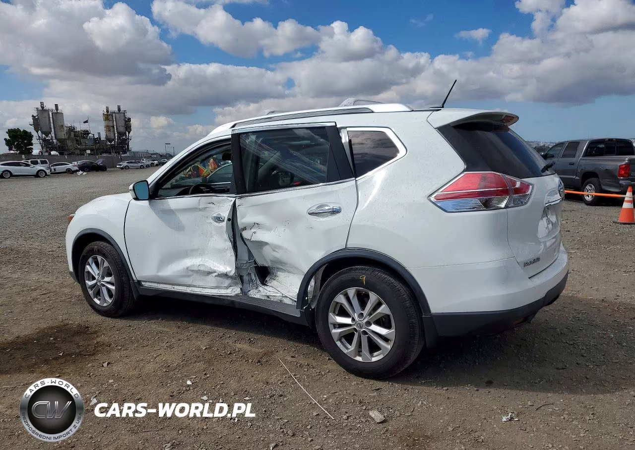 2016 Nissan Rogue Sv VIN:KNMAT2MT0GP617735 - 2