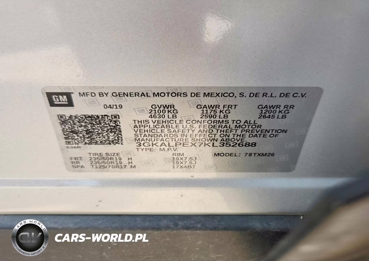 2019 GMC Terrain Slt VIN:3GKALPEX7KL352688 - 13