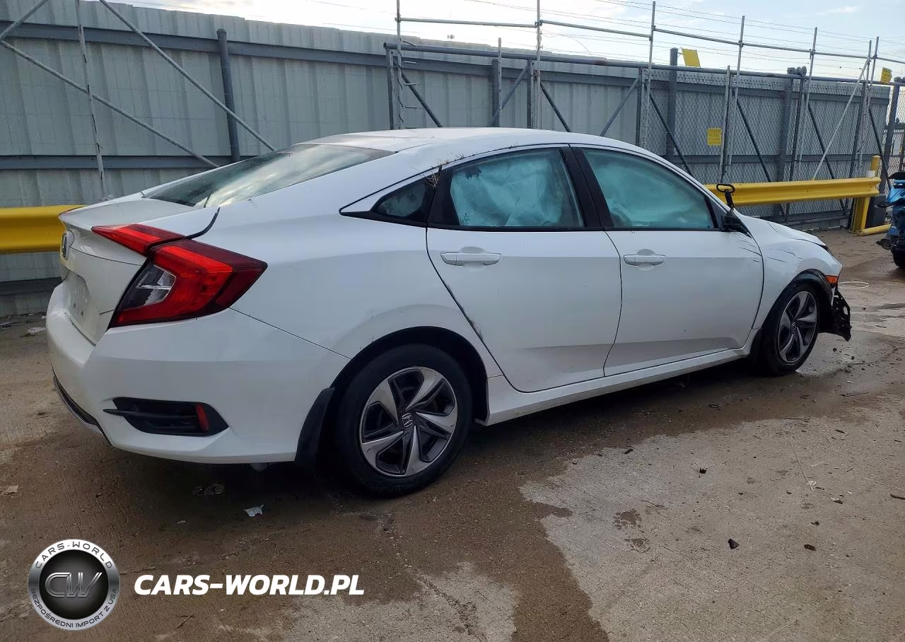 2019 Honda Civic Lx VIN:19XFC2F62KE210943 - 3