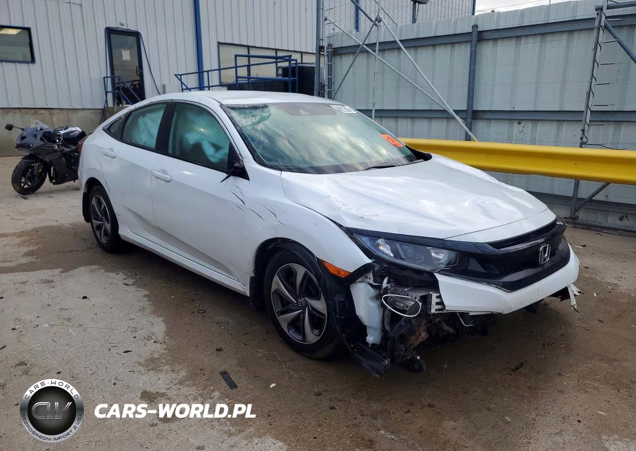 2019 Honda Civic Lx VIN:19XFC2F62KE210943 - 4