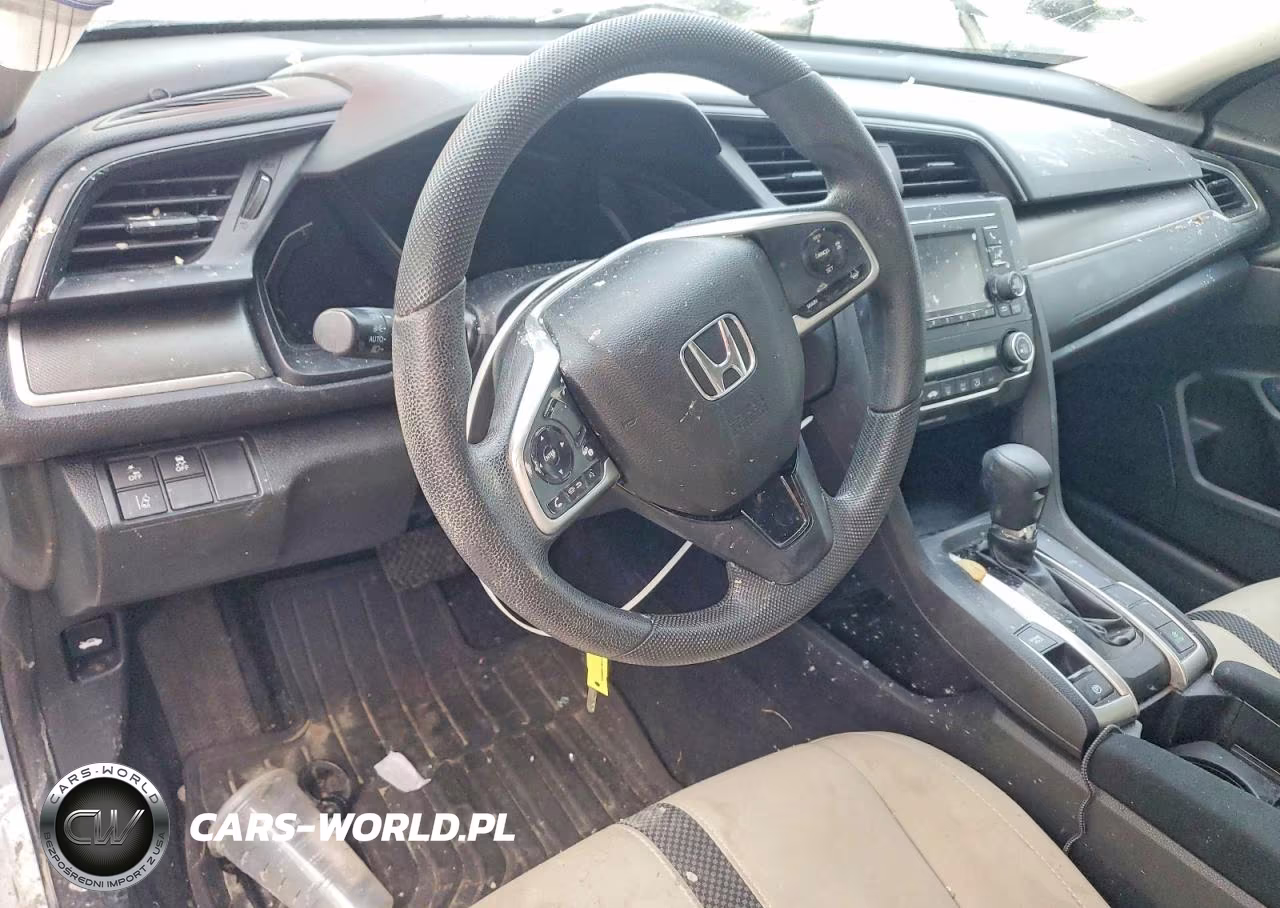 2019 Honda Civic Lx VIN:19XFC2F62KE210943 - 8