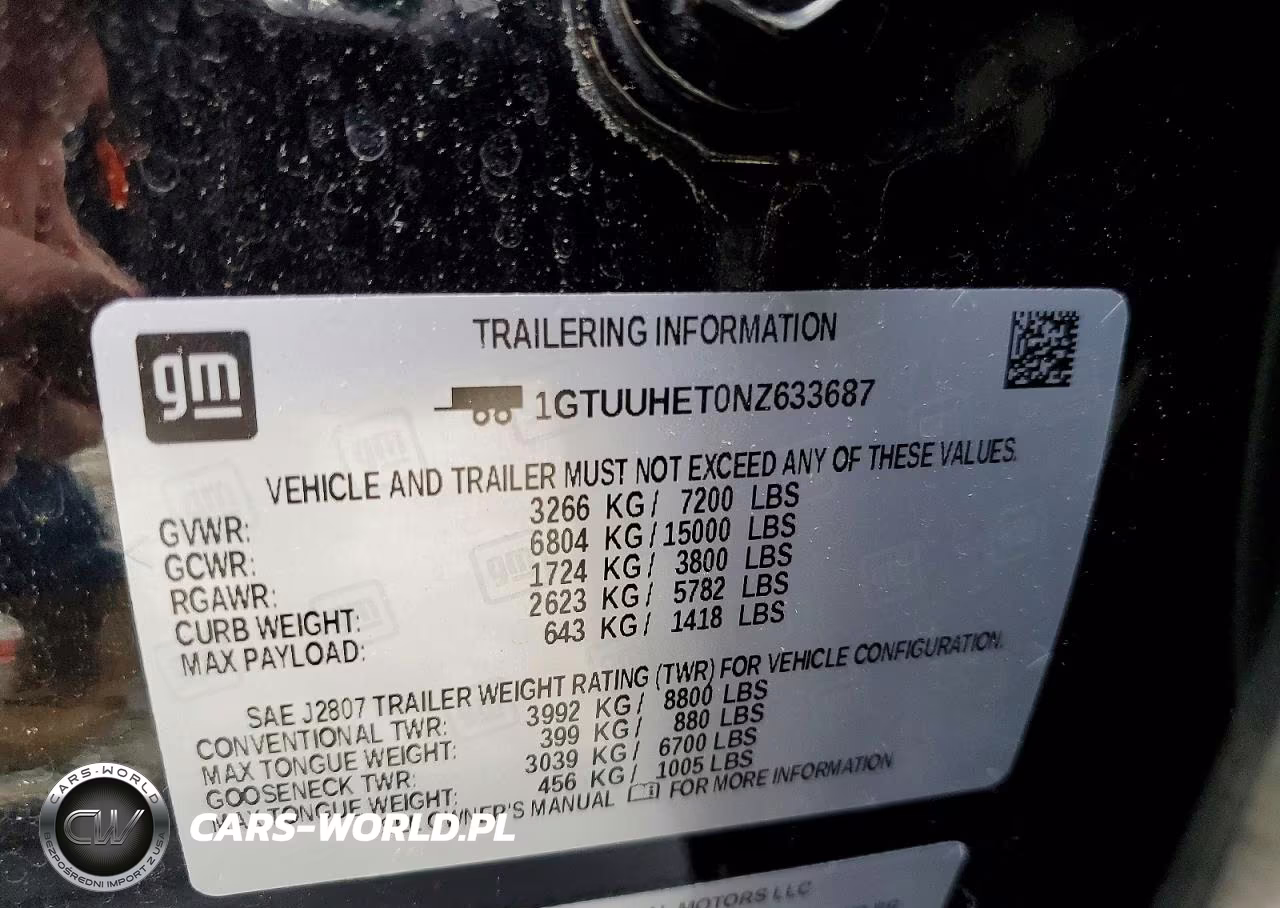 2022 GMC Sierra K1500 Denali Ultimate VIN:1GTUUHET0NZ633687 - 12