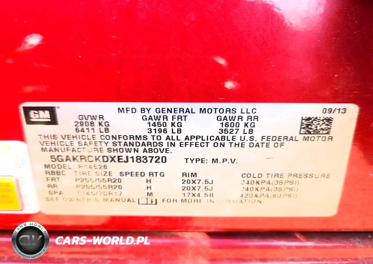 2014 Buick Enclave VIN:5GAKRCKDXEJ183720 - 13