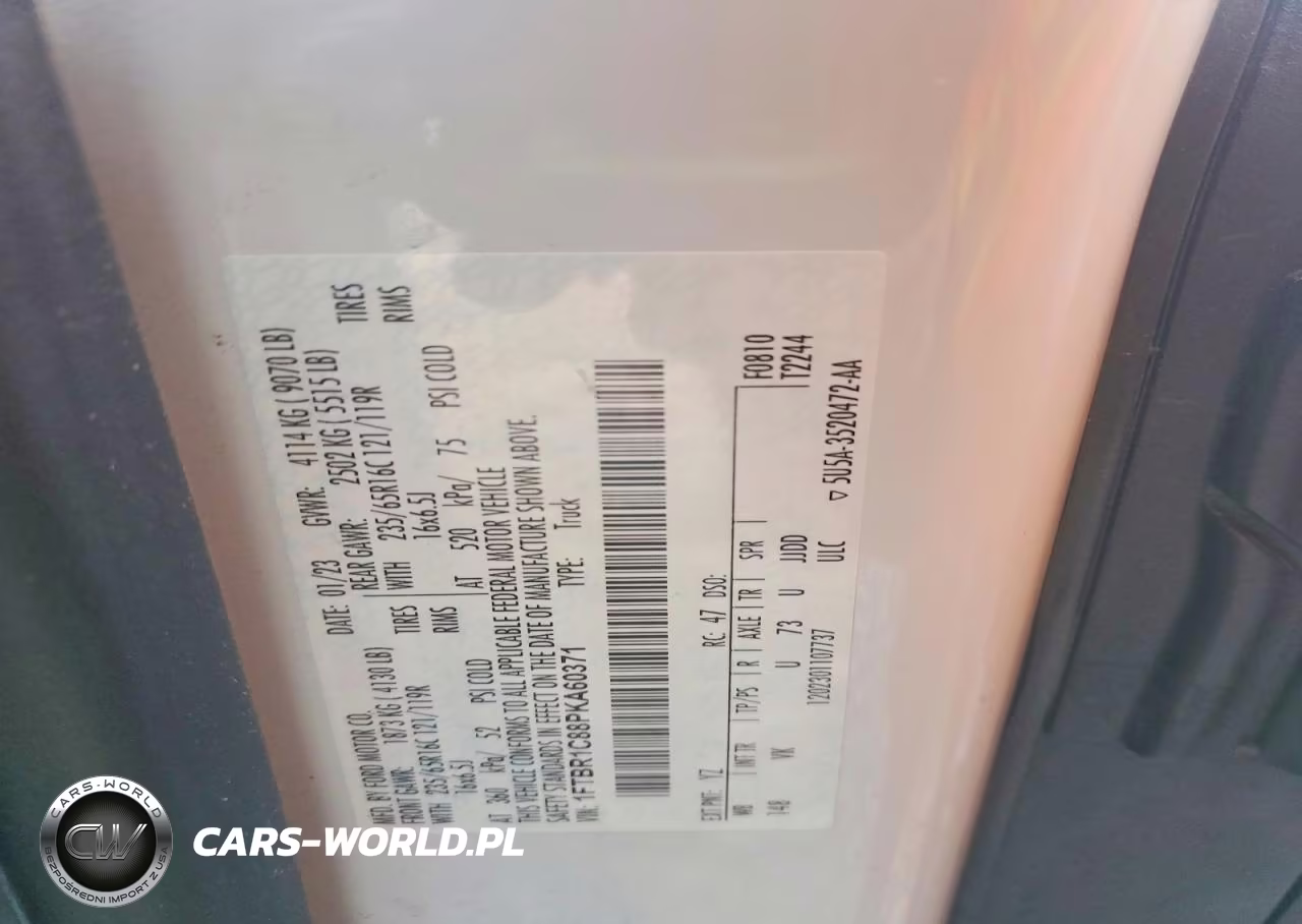 2023 Ford Transit 250 Delivery Van VIN:1FTBR1C88PKA60371 - 13