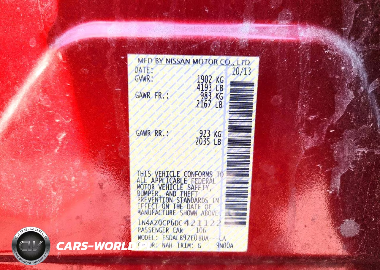 NISSAN LEAF S VIN:1N4AZ0CP6DC421122 - 13