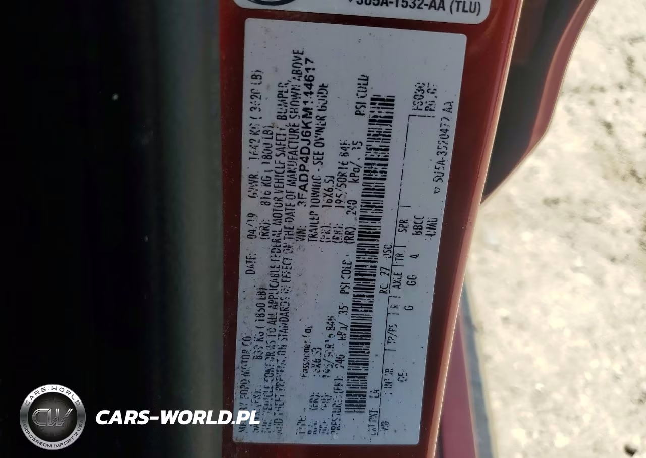 2019 Ford Fiesta St VIN:3FADP4DJ6KM144617 - 13