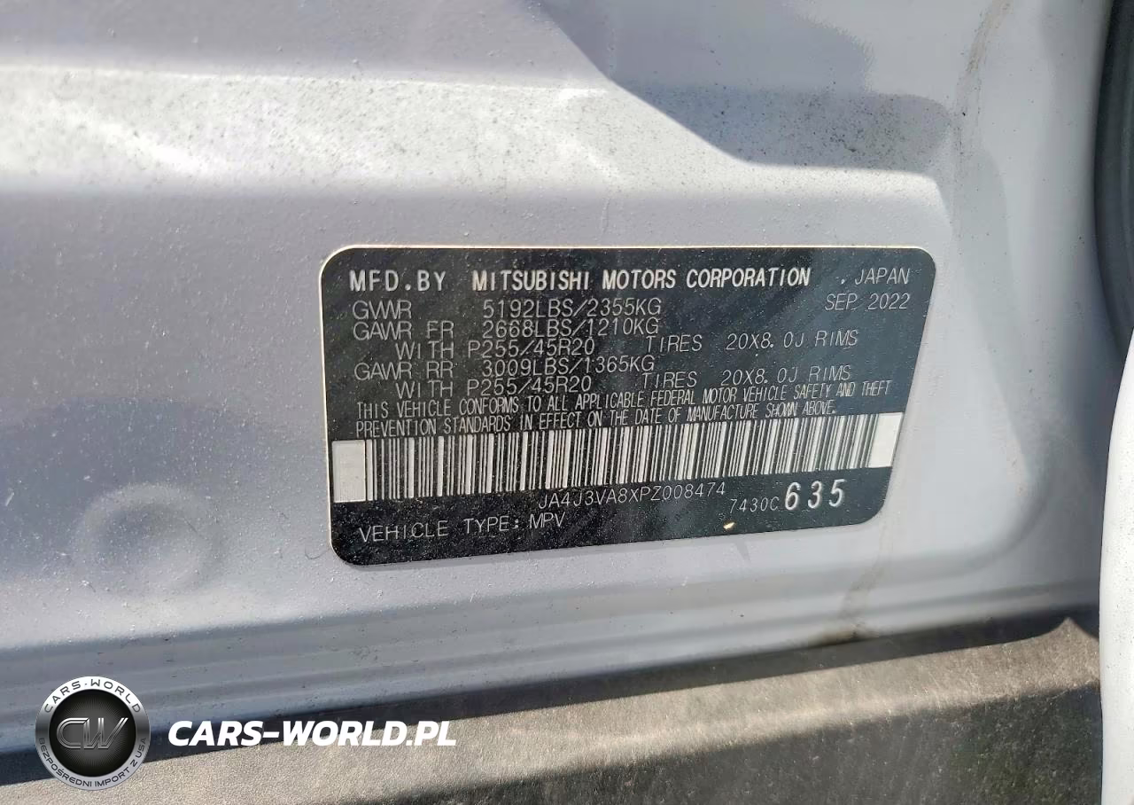 2023 Mitsubishi Outlander Sel VIN:JA4J3VA8XPZ008474 - 13